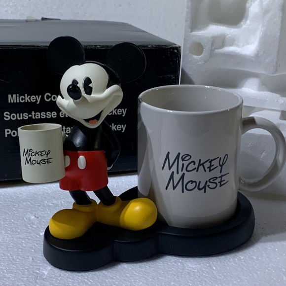 Disney Mickey Mouse coaster with Mug - Picture 1 of 8